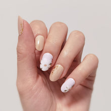 Load image into Gallery viewer, Buy Fleur Wonders Premium Designer Nail Polish Wraps &amp; Semicured Gel Nail Stickers at the lowest price in Singapore from NAILWRAP.CO. Worldwide Shipping. Achieve instant designer nail art manicure in under 10 minutes - perfect for bridal, wedding and special occasion.