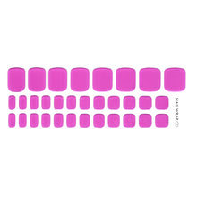 Load image into Gallery viewer, Buy Persian Pink - Pedicure (Semi-Cured Gel) Premium Designer Nail Polish Wraps &amp; Semicured Gel Nail Stickers at the lowest price in Singapore from NAILWRAP.CO. Worldwide Shipping. Achieve instant designer nail art manicure in under 10 minutes - perfect for bridal, wedding and special occasion.
