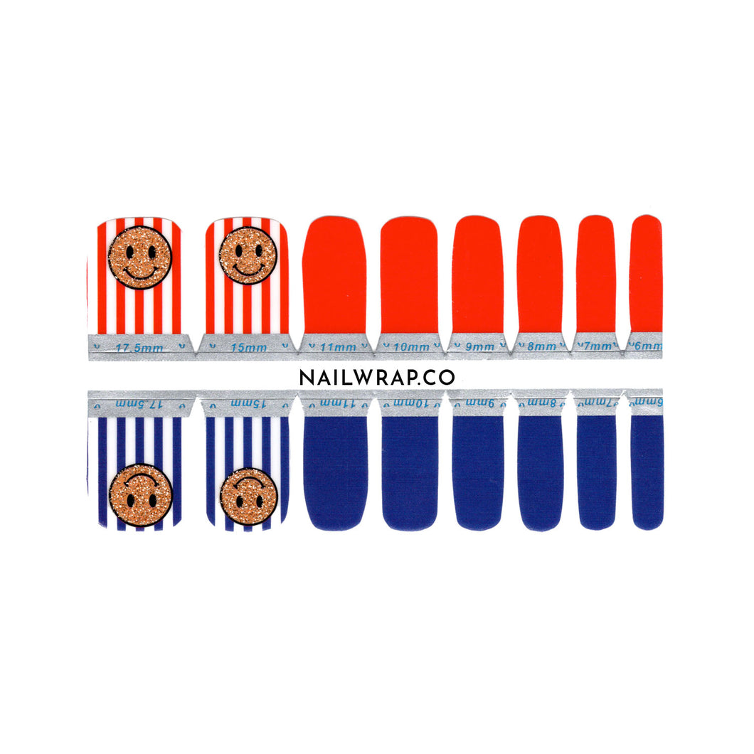 Buy Sunshine Smile (Pedicure) Premium Designer Nail Polish Wraps & Semicured Gel Nail Stickers at the lowest price in Singapore from NAILWRAP.CO. Worldwide Shipping. Achieve instant designer nail art manicure in under 10 minutes - perfect for bridal, wedding and special occasion.