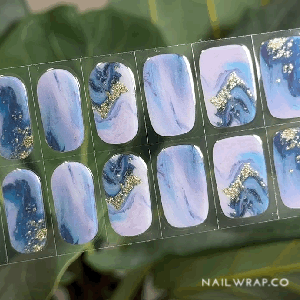 Marbled Blues (Semi-Cured Gel)