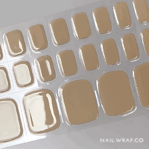 Buy Naturel - Pedicure (Semi-Cured Gel) Premium Designer Nail Polish Wraps & Semicured Gel Nail Stickers at the lowest price in Singapore from NAILWRAP.CO. Worldwide Shipping. Achieve instant designer nail art manicure in under 10 minutes - perfect for bridal, wedding and special occasion.