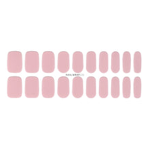 Load image into Gallery viewer, Buy Ballerina Pink (Semi-Cured Gel) Premium Designer Nail Polish Wraps &amp; Semicured Gel Nail Stickers at the lowest price in Singapore from NAILWRAP.CO. Worldwide Shipping. Achieve instant designer nail art manicure in under 10 minutes - perfect for bridal, wedding and special occasion.
