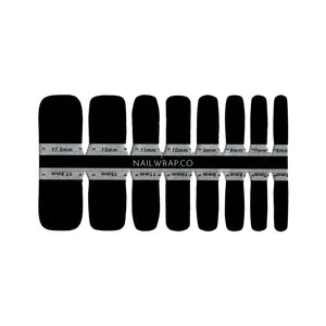 Buy Black Out (Pedicure) Premium Designer Nail Polish Wraps & Semicured Gel Nail Stickers at the lowest price in Singapore from NAILWRAP.CO. Worldwide Shipping. Achieve instant designer nail art manicure in under 10 minutes - perfect for bridal, wedding and special occasion.