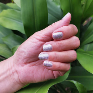 Buy Classic Silver Glitter Premium Designer Nail Polish Wraps & Semicured Gel Nail Stickers at the lowest price in Singapore from NAILWRAP.CO. Worldwide Shipping. Achieve instant designer nail art manicure in under 10 minutes - perfect for bridal, wedding and special occasion.
