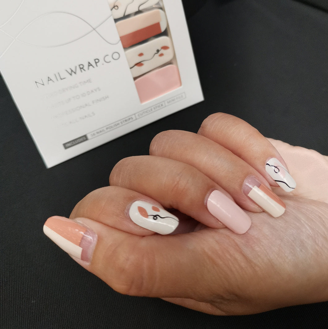 Buy Free Spirit - Nail Wrap of the Week Premium Designer Nail Polish Wraps & Semicured Gel Nail Stickers at the lowest price in Singapore from NAILWRAP.CO. Worldwide Shipping. Achieve instant designer nail art manicure in under 10 minutes - perfect for bridal, wedding and special occasion.