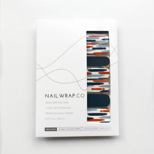 Buy Lenna Brush Strokes Premium Designer Nail Polish Wraps & Semicured Gel Nail Stickers at the lowest price in Singapore from NAILWRAP.CO. Worldwide Shipping. Achieve instant designer nail art manicure in under 10 minutes - perfect for bridal, wedding and special occasion.