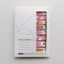 Load image into Gallery viewer, Buy Unicorn Dreams 🌈 Premium Designer Nail Polish Wraps &amp; Semicured Gel Nail Stickers at the lowest price in Singapore from NAILWRAP.CO. Worldwide Shipping. Achieve instant designer nail art manicure in under 10 minutes - perfect for bridal, wedding and special occasion.