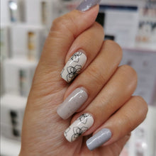 Load image into Gallery viewer, Buy Sasha Floral Premium Designer Nail Polish Wraps &amp; Semicured Gel Nail Stickers at the lowest price in Singapore from NAILWRAP.CO. Worldwide Shipping. Achieve instant designer nail art manicure in under 10 minutes - perfect for bridal, wedding and special occasion.