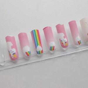 Buy Unicorn Dreams 🌈 Premium Designer Nail Polish Wraps & Semicured Gel Nail Stickers at the lowest price in Singapore from NAILWRAP.CO. Worldwide Shipping. Achieve instant designer nail art manicure in under 10 minutes - perfect for bridal, wedding and special occasion.