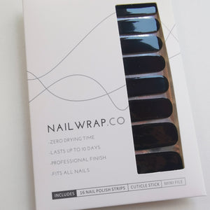 Buy Black Out (Solid) Premium Designer Nail Polish Wraps & Semicured Gel Nail Stickers at the lowest price in Singapore from NAILWRAP.CO. Worldwide Shipping. Achieve instant designer nail art manicure in under 10 minutes - perfect for bridal, wedding and special occasion.