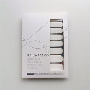 Buy Just White (Solid) Premium Designer Nail Polish Wraps & Semicured Gel Nail Stickers at the lowest price in Singapore from NAILWRAP.CO. Worldwide Shipping. Achieve instant designer nail art manicure in under 10 minutes - perfect for bridal, wedding and special occasion.