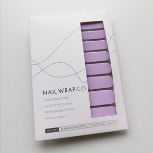 Buy Luscious Lilac (Solid) Premium Designer Nail Polish Wraps & Semicured Gel Nail Stickers at the lowest price in Singapore from NAILWRAP.CO. Worldwide Shipping. Achieve instant designer nail art manicure in under 10 minutes - perfect for bridal, wedding and special occasion.