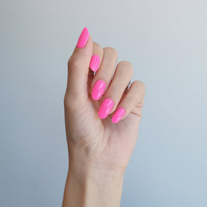 Buy Neon Pink (Solid) Premium Designer Nail Polish Wraps & Semicured Gel Nail Stickers at the lowest price in Singapore from NAILWRAP.CO. Worldwide Shipping. Achieve instant designer nail art manicure in under 10 minutes - perfect for bridal, wedding and special occasion.