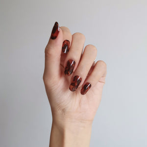 Buy Tortoise Shell Premium Designer Nail Polish Wraps & Semicured Gel Nail Stickers at the lowest price in Singapore from NAILWRAP.CO. Worldwide Shipping. Achieve instant designer nail art manicure in under 10 minutes - perfect for bridal, wedding and special occasion.