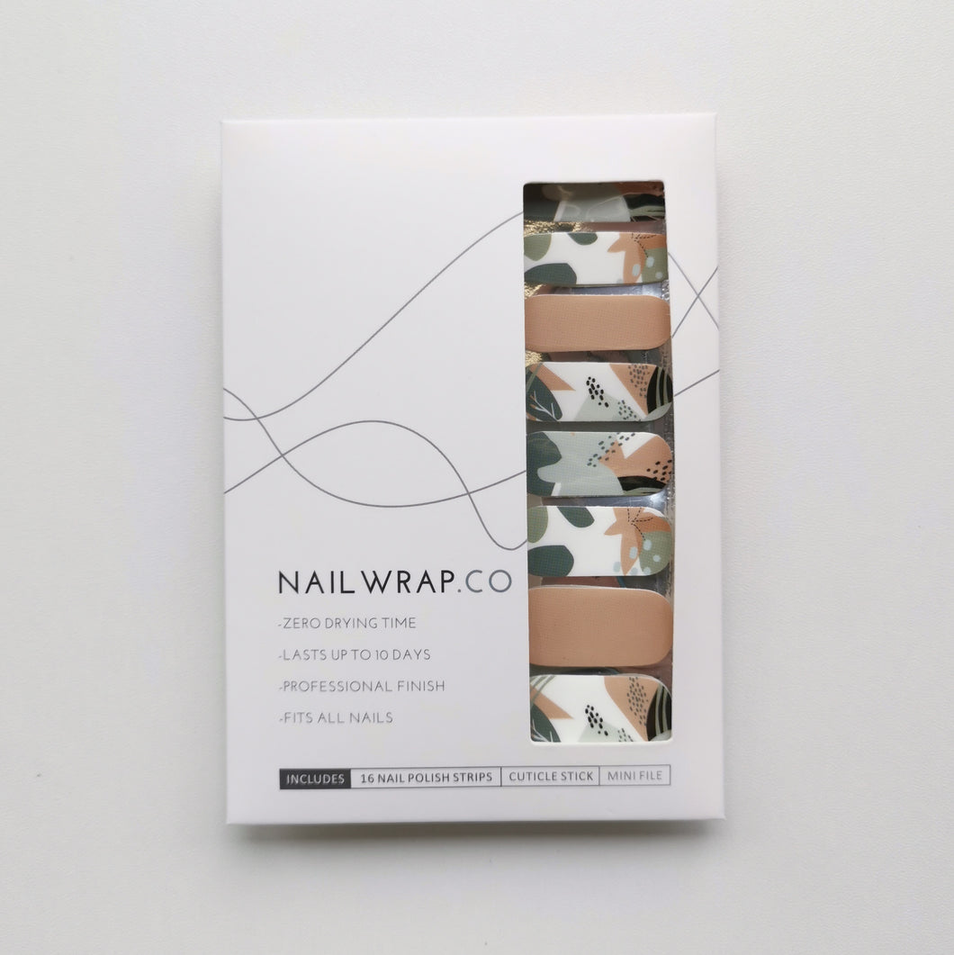 Buy Abstract Cove Premium Designer Nail Polish Wraps & Semicured Gel Nail Stickers at the lowest price in Singapore from NAILWRAP.CO. Worldwide Shipping. Achieve instant designer nail art manicure in under 10 minutes - perfect for bridal, wedding and special occasion.