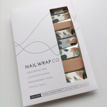 Load image into Gallery viewer, Buy Abstract Cove Premium Designer Nail Polish Wraps &amp; Semicured Gel Nail Stickers at the lowest price in Singapore from NAILWRAP.CO. Worldwide Shipping. Achieve instant designer nail art manicure in under 10 minutes - perfect for bridal, wedding and special occasion.