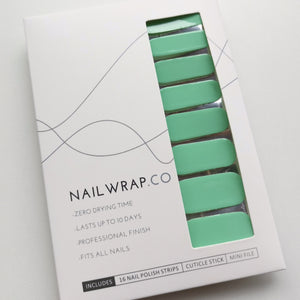 Buy Tropical Tide (Solid) Premium Designer Nail Polish Wraps & Semicured Gel Nail Stickers at the lowest price in Singapore from NAILWRAP.CO. Worldwide Shipping. Achieve instant designer nail art manicure in under 10 minutes - perfect for bridal, wedding and special occasion.
