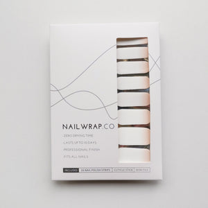 Buy French Ombré (Solid) Premium Designer Nail Polish Wraps & Semicured Gel Nail Stickers at the lowest price in Singapore from NAILWRAP.CO. Worldwide Shipping. Achieve instant designer nail art manicure in under 10 minutes - perfect for bridal, wedding and special occasion.