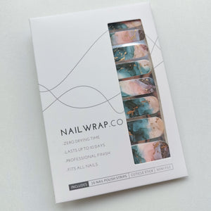 Buy Rowane Gold Foil Premium Designer Nail Polish Wraps & Semicured Gel Nail Stickers at the lowest price in Singapore from NAILWRAP.CO. Worldwide Shipping. Achieve instant designer nail art manicure in under 10 minutes - perfect for bridal, wedding and special occasion.