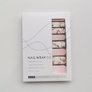 Buy Rose Gold Marble Premium Designer Nail Polish Wraps & Semicured Gel Nail Stickers at the lowest price in Singapore from NAILWRAP.CO. Worldwide Shipping. Achieve instant designer nail art manicure in under 10 minutes - perfect for bridal, wedding and special occasion.