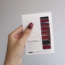 Load image into Gallery viewer, Buy Classic Plaid Premium Designer Nail Polish Wraps &amp; Semicured Gel Nail Stickers at the lowest price in Singapore from NAILWRAP.CO. Worldwide Shipping. Achieve instant designer nail art manicure in under 10 minutes - perfect for bridal, wedding and special occasion.