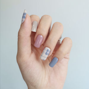 Buy Pastel Plaid Premium Designer Nail Polish Wraps & Semicured Gel Nail Stickers at the lowest price in Singapore from NAILWRAP.CO. Worldwide Shipping. Achieve instant designer nail art manicure in under 10 minutes - perfect for bridal, wedding and special occasion.