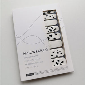 Buy Moo Moo Cow 🐄 Premium Designer Nail Polish Wraps & Semicured Gel Nail Stickers at the lowest price in Singapore from NAILWRAP.CO. Worldwide Shipping. Achieve instant designer nail art manicure in under 10 minutes - perfect for bridal, wedding and special occasion.