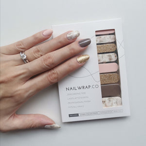 Buy Demure Premium Designer Nail Polish Wraps & Semicured Gel Nail Stickers at the lowest price in Singapore from NAILWRAP.CO. Worldwide Shipping. Achieve instant designer nail art manicure in under 10 minutes - perfect for bridal, wedding and special occasion.