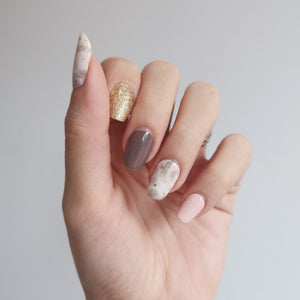 Buy Demure Premium Designer Nail Polish Wraps & Semicured Gel Nail Stickers at the lowest price in Singapore from NAILWRAP.CO. Worldwide Shipping. Achieve instant designer nail art manicure in under 10 minutes - perfect for bridal, wedding and special occasion.