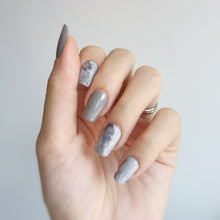 Load image into Gallery viewer, Buy Italian Marble Premium Designer Nail Polish Wraps &amp; Semicured Gel Nail Stickers at the lowest price in Singapore from NAILWRAP.CO. Worldwide Shipping. Achieve instant designer nail art manicure in under 10 minutes - perfect for bridal, wedding and special occasion.