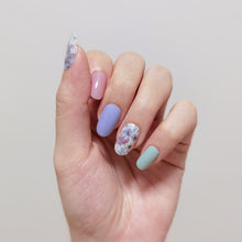 Load image into Gallery viewer, Buy English Floral Premium Designer Nail Polish Wraps &amp; Semicured Gel Nail Stickers at the lowest price in Singapore from NAILWRAP.CO. Worldwide Shipping. Achieve instant designer nail art manicure in under 10 minutes - perfect for bridal, wedding and special occasion.