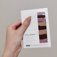 Load image into Gallery viewer, Buy Tiramisu Palette (Solid) Premium Designer Nail Polish Wraps &amp; Semicured Gel Nail Stickers at the lowest price in Singapore from NAILWRAP.CO. Worldwide Shipping. Achieve instant designer nail art manicure in under 10 minutes - perfect for bridal, wedding and special occasion.