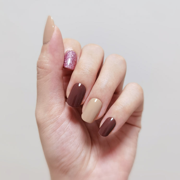 Pink Leopard Gold Glitter - Nail Polish Wraps – Sweet Little Duck