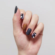 Load image into Gallery viewer, Buy Camo Glitz Premium Designer Nail Polish Wraps &amp; Semicured Gel Nail Stickers at the lowest price in Singapore from NAILWRAP.CO. Worldwide Shipping. Achieve instant designer nail art manicure in under 10 minutes - perfect for bridal, wedding and special occasion.