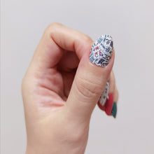 Load image into Gallery viewer, Buy Mahjong Madness 🀄 Premium Designer Nail Polish Wraps &amp; Semicured Gel Nail Stickers at the lowest price in Singapore from NAILWRAP.CO. Worldwide Shipping. Achieve instant designer nail art manicure in under 10 minutes - perfect for bridal, wedding and special occasion.