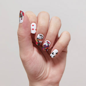 Buy Kings & Queens ♦️♣️ Premium Designer Nail Polish Wraps & Semicured Gel Nail Stickers at the lowest price in Singapore from NAILWRAP.CO. Worldwide Shipping. Achieve instant designer nail art manicure in under 10 minutes - perfect for bridal, wedding and special occasion.