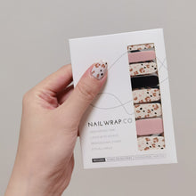 Load image into Gallery viewer, Buy Pink Spots Premium Designer Nail Polish Wraps &amp; Semicured Gel Nail Stickers at the lowest price in Singapore from NAILWRAP.CO. Worldwide Shipping. Achieve instant designer nail art manicure in under 10 minutes - perfect for bridal, wedding and special occasion.