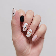 Load image into Gallery viewer, Buy Pink Spots Premium Designer Nail Polish Wraps &amp; Semicured Gel Nail Stickers at the lowest price in Singapore from NAILWRAP.CO. Worldwide Shipping. Achieve instant designer nail art manicure in under 10 minutes - perfect for bridal, wedding and special occasion.