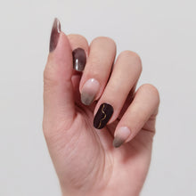 Load image into Gallery viewer, Buy Phantom Mist Premium Designer Nail Polish Wraps &amp; Semicured Gel Nail Stickers at the lowest price in Singapore from NAILWRAP.CO. Worldwide Shipping. Achieve instant designer nail art manicure in under 10 minutes - perfect for bridal, wedding and special occasion.