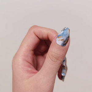 Buy Blue Marble - Nail Wrap of the Week Premium Designer Nail Polish Wraps & Semicured Gel Nail Stickers at the lowest price in Singapore from NAILWRAP.CO. Worldwide Shipping. Achieve instant designer nail art manicure in under 10 minutes - perfect for bridal, wedding and special occasion.