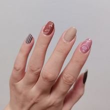 Load image into Gallery viewer, Buy Picasso Premium Designer Nail Polish Wraps &amp; Semicured Gel Nail Stickers at the lowest price in Singapore from NAILWRAP.CO. Worldwide Shipping. Achieve instant designer nail art manicure in under 10 minutes - perfect for bridal, wedding and special occasion.