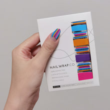 Load image into Gallery viewer, Buy There She Glows Premium Designer Nail Polish Wraps &amp; Semicured Gel Nail Stickers at the lowest price in Singapore from NAILWRAP.CO. Worldwide Shipping. Achieve instant designer nail art manicure in under 10 minutes - perfect for bridal, wedding and special occasion.