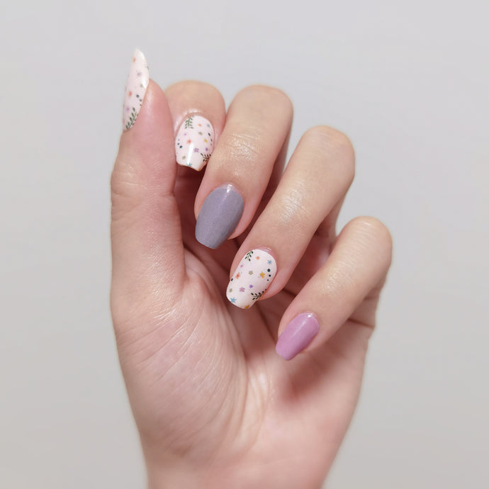 Buy Hush Premium Designer Nail Polish Wraps & Semicured Gel Nail Stickers at the lowest price in Singapore from NAILWRAP.CO. Worldwide Shipping. Achieve instant designer nail art manicure in under 10 minutes - perfect for bridal, wedding and special occasion.