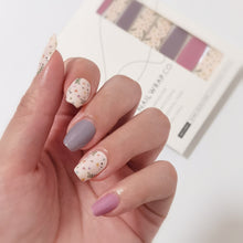 Load image into Gallery viewer, Buy Hush Premium Designer Nail Polish Wraps &amp; Semicured Gel Nail Stickers at the lowest price in Singapore from NAILWRAP.CO. Worldwide Shipping. Achieve instant designer nail art manicure in under 10 minutes - perfect for bridal, wedding and special occasion.