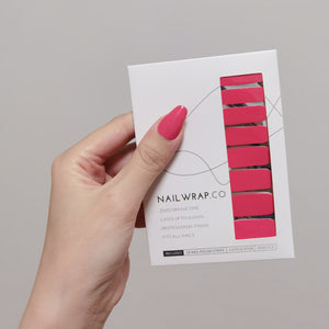 Buy Cherry Brandy (Solid) Premium Designer Nail Polish Wraps & Semicured Gel Nail Stickers at the lowest price in Singapore from NAILWRAP.CO. Worldwide Shipping. Achieve instant designer nail art manicure in under 10 minutes - perfect for bridal, wedding and special occasion.