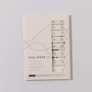 Buy Gold Weather Overlay Premium Designer Nail Polish Wraps & Semicured Gel Nail Stickers at the lowest price in Singapore from NAILWRAP.CO. Worldwide Shipping. Achieve instant designer nail art manicure in under 10 minutes - perfect for bridal, wedding and special occasion.