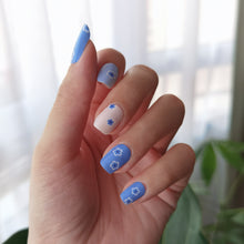 Load image into Gallery viewer, Buy Petite Florals Premium Designer Nail Polish Wraps &amp; Semicured Gel Nail Stickers at the lowest price in Singapore from NAILWRAP.CO. Worldwide Shipping. Achieve instant designer nail art manicure in under 10 minutes - perfect for bridal, wedding and special occasion.