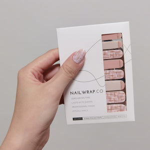 Buy Coco Premium Designer Nail Polish Wraps & Semicured Gel Nail Stickers at the lowest price in Singapore from NAILWRAP.CO. Worldwide Shipping. Achieve instant designer nail art manicure in under 10 minutes - perfect for bridal, wedding and special occasion.