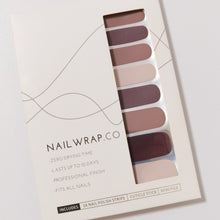 Load image into Gallery viewer, Buy Frappuccino Palette (Solid) Premium Designer Nail Polish Wraps &amp; Semicured Gel Nail Stickers at the lowest price in Singapore from NAILWRAP.CO. Worldwide Shipping. Achieve instant designer nail art manicure in under 10 minutes - perfect for bridal, wedding and special occasion.