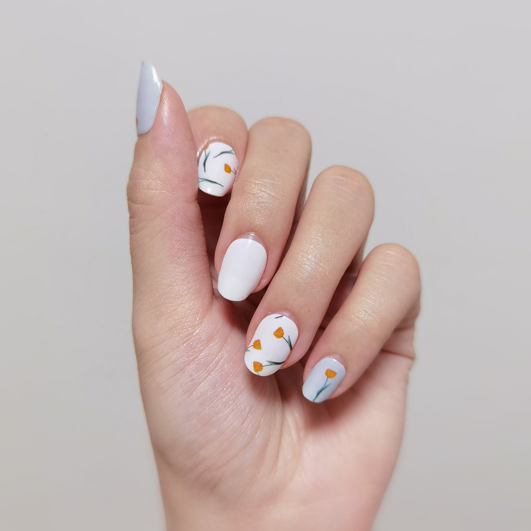 Buy Soft Romance Premium Designer Nail Polish Wraps & Semicured Gel Nail Stickers at the lowest price in Singapore from NAILWRAP.CO. Worldwide Shipping. Achieve instant designer nail art manicure in under 10 minutes - perfect for bridal, wedding and special occasion.